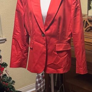 Elegant Red Women's Blazer